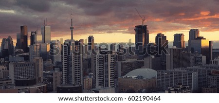 Similar – Image, Stock Photo Downtown Toronto