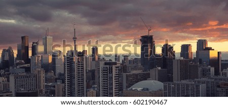 Image, Stock Photo Downtown Toronto