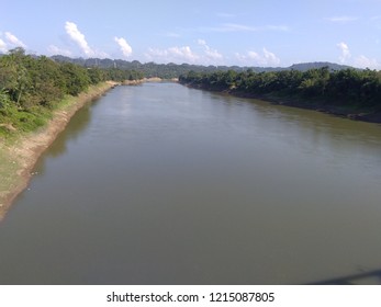 A Beautiful View Of Barak River From A Bridge