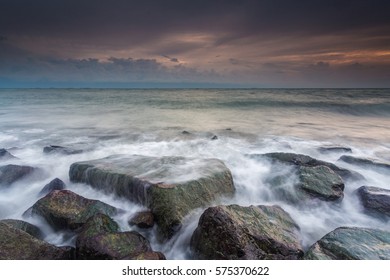 Beautiful View Beach Sea Side Amazing Stock Photo Edit Now