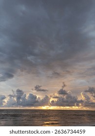 beautiful view of beach sunset 