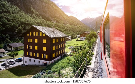 Beautiful View From Brig - Zermatt Train