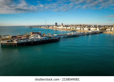 The beautiful view of Brighton Palace Pier  Brighton, England, United Kingdom 