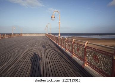 A Beautiful View Of Colwyn Bay North Wales Beach On A Sunny Winters Day