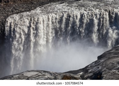Beautiful view to the Dettifoss waterfall in Iceland.