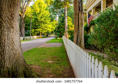 Beautiful View Down Small Town USA 