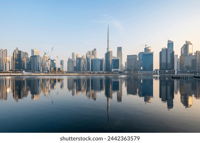 Beautiful View of Dubai Skyscrapers - Powered by Shutterstock