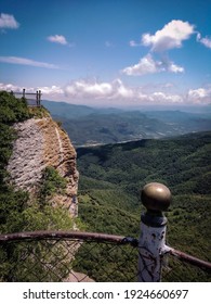 Beautiful View From El Far, Mountain In Sant Martí Sacalm (Girona)