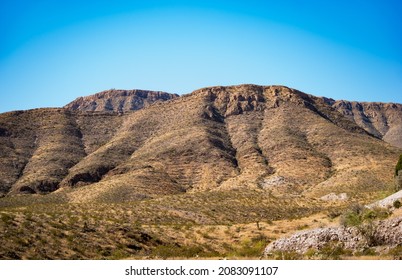 A Beautiful View Of Franklin Mountains
