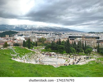 A Beautiful View Of Greece Amphitheatre