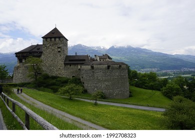 A Beautiful View Of Gutenburg Castle In Liechtenstein 