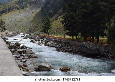 Beautiful View Of Jhelum River In Kashmir