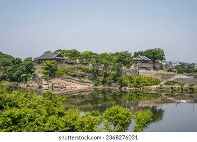 Beautiful view of the Jinjuseong Fortress landscape, Jinju, Korea - Shutterstock ID 2368276031