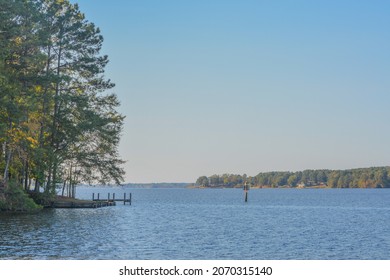 Beautiful View Of Lake Claiborne State Park, In Homer, Claiborne Parish, Louisiana