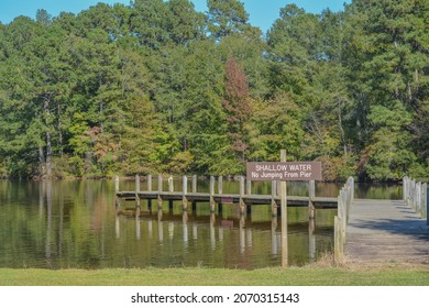 Beautiful View Of Lake Claiborne State Park, In Homer, Claiborne Parish, Louisiana