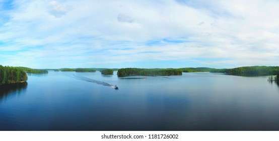 Beautiful View Of Päijänne Lake In Finland