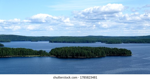 Beautiful View To Lake Päijänne In Padasjoki, Finland.