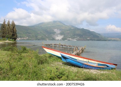 Beautiful View Of Lake Toba And Mount Pusuk Buhit