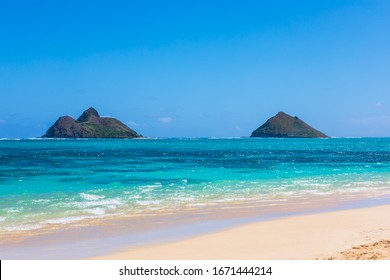 Beautiful View Lanikai Beach Twin Islands Stock Photo 1671444214 ...