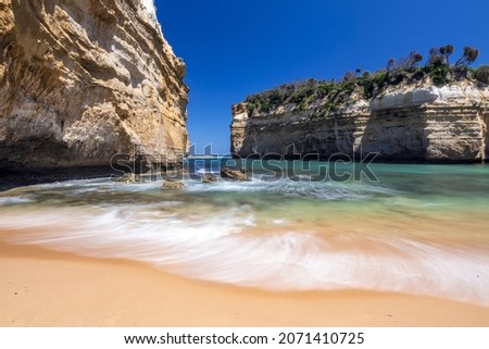 A beautiful view of the Loch Ard Gorge Port, Victoria, Australia