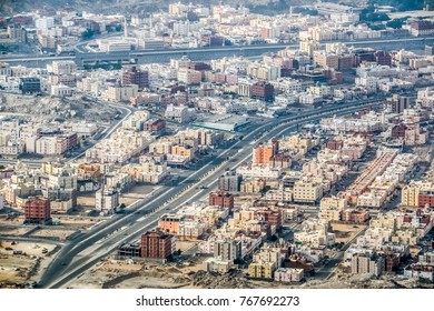 Beautiful View Of Makkah City From Mountains, Saudi Arabia