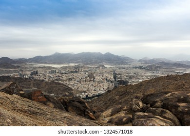 Beautiful View Of Makkah City View From Sour Mountain Saudi Arabia