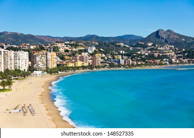 Beautiful View Of Malaga City, Spain