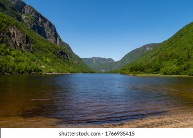 Beautiful View Of The Malbaie River, In The Hautes-gorges-de-la-rivière-Malbaie National Park, Canada