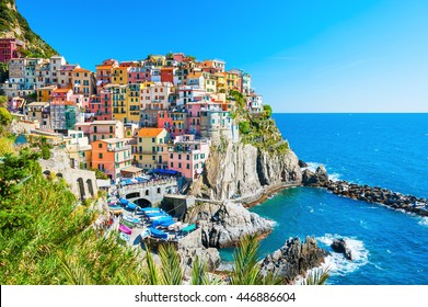Beautiful view of Manarola town, Cinque Terre, Liguria, Italy