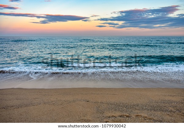 Beautiful View Mar Bella Beach Platja Stock Photo Edit Now