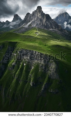 Panorama road Großglockner illuminated