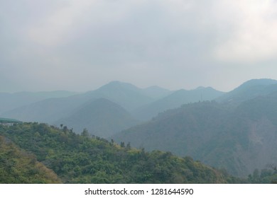 beautiful view, on the way to shimla, himachal pradesh, india - Shutterstock ID 1281644590