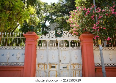 Beautiful View Of The Palace In Buyukada, Princes Island In Istanbul. 06.16.2022. Büyükada. Turkey