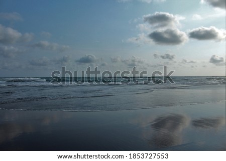 Similar – Foto Bild clouds and water reflection