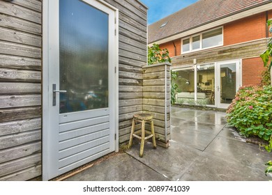 Beautiful View Of A Residential Building Yard