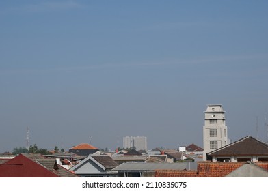 Beautiful view from the roof of the house - Shutterstock ID 2110835075