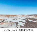 A beautiful view of Salinas Grandes, Cordoba, Argentina