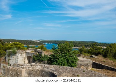 Beautiful View Of The Sea From The Old Stone Military Fort