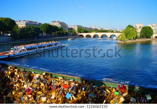 Beautiful View Seine River Pond Des Stock Photo Edit Now 1226062150