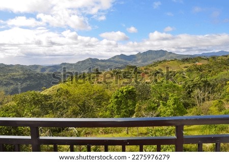Beautiful view of Sierra Madre mountain range as seen from Tanay, Rizal, Philippines
