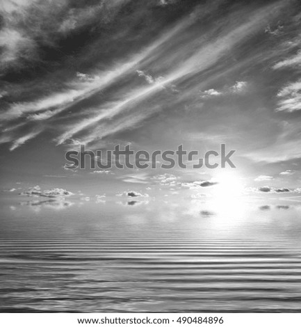 Image, Stock Photo Outside at the lake II