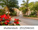 Beautiful view of the SouthPort Gates in Gibraltar - British overseas territories