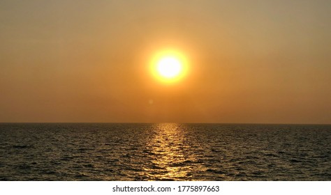 Beautiful View Of Sunset At Gadani Beach