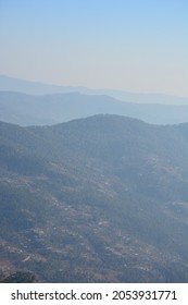 A Beautiful View Of Three Mountain Peaks