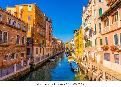 Beautiful View Traditional Water Canal Venice Stock Photo 1355057117 ...