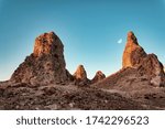 A beautiful view of the Trona Pinnacles in California