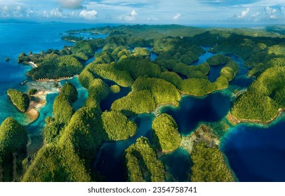 Beautiful view of tropical islands. Panorama of tropical islands. Tropical islands landscape. Amazing tropical islands - Shutterstock ID 2354758741