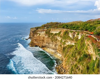 Beautiful view of Uluwatu cliffs in Bali, Indonesia