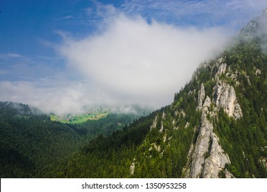 Beautiful View From Via Ferrata Astragalus, Romania, Europe