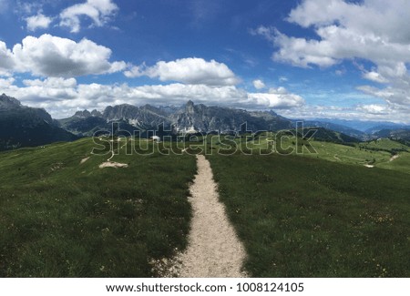 Similar – Foto Bild Spaziergang auf der Alm